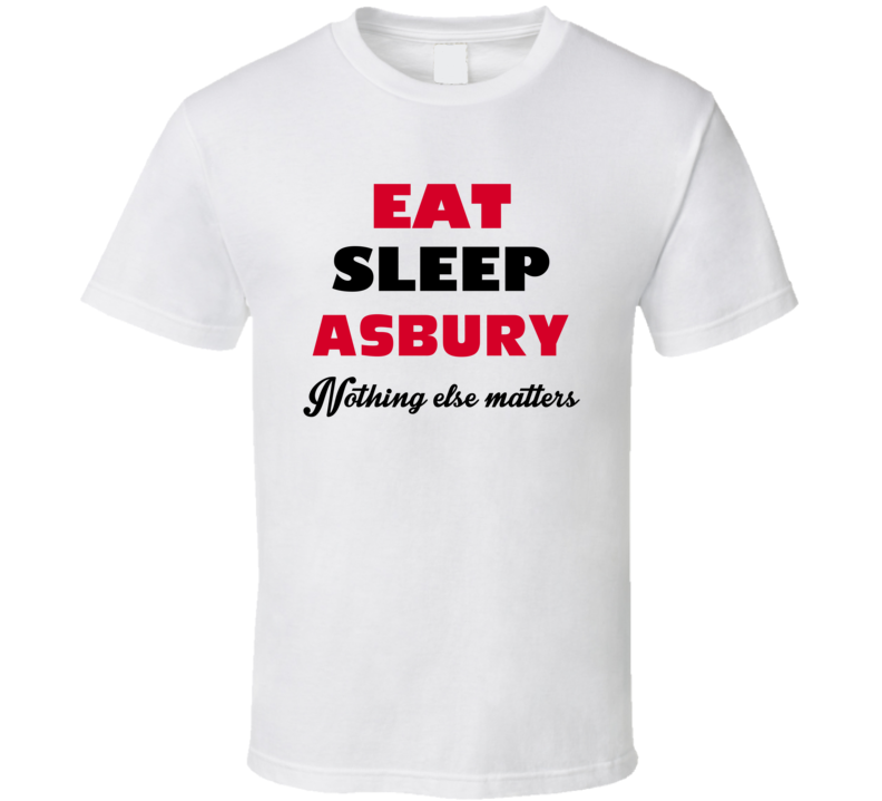 Eat Sleep Asbury USA T Shirt