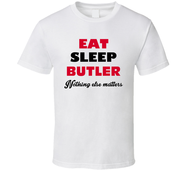 Eat Sleep Butler USA T Shirt