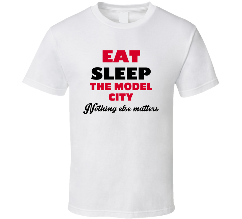 Eat Sleep The Model City Kingsport USA T Shirt