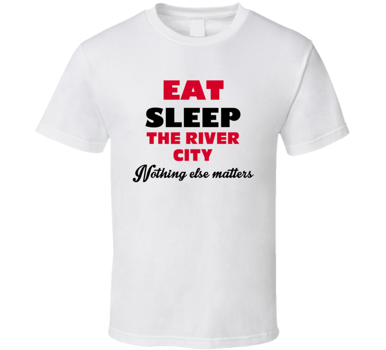 Eat Sleep The River City Richmond USA T Shirt