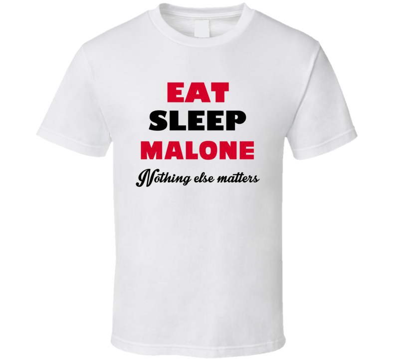 Eat Sleep Malone USA T Shirt