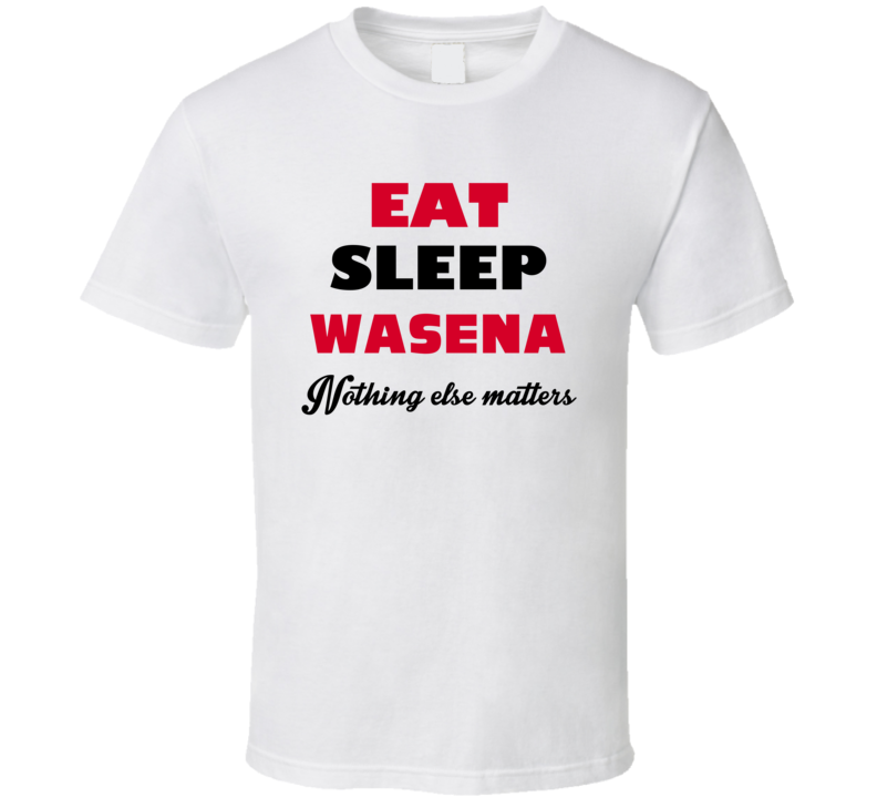 Eat Sleep Wasena USA T Shirt