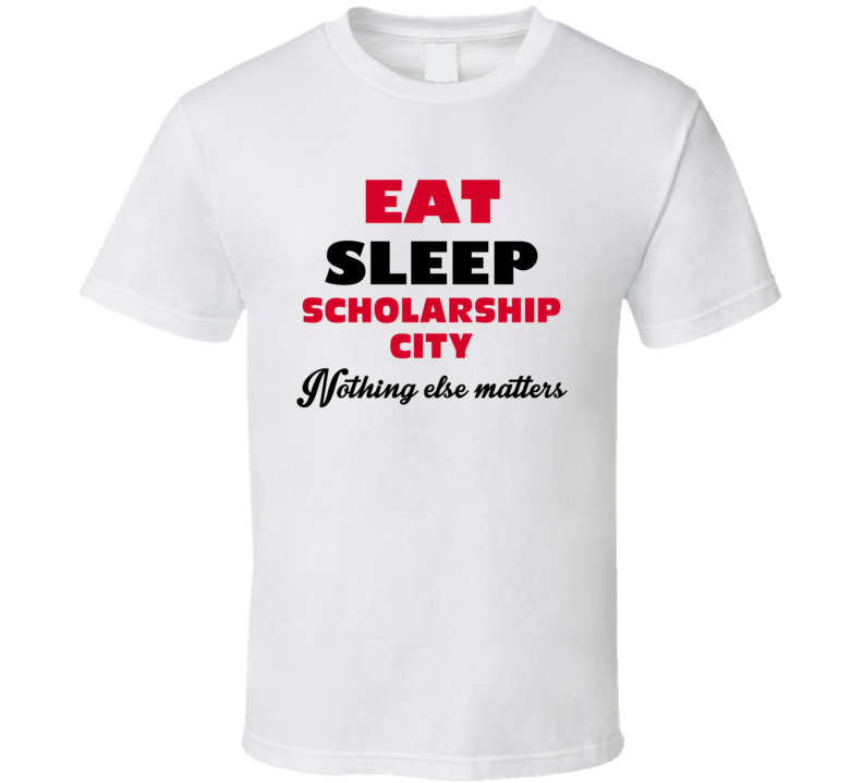 Eat Sleep Scholarship City Fall River USA T Shirt