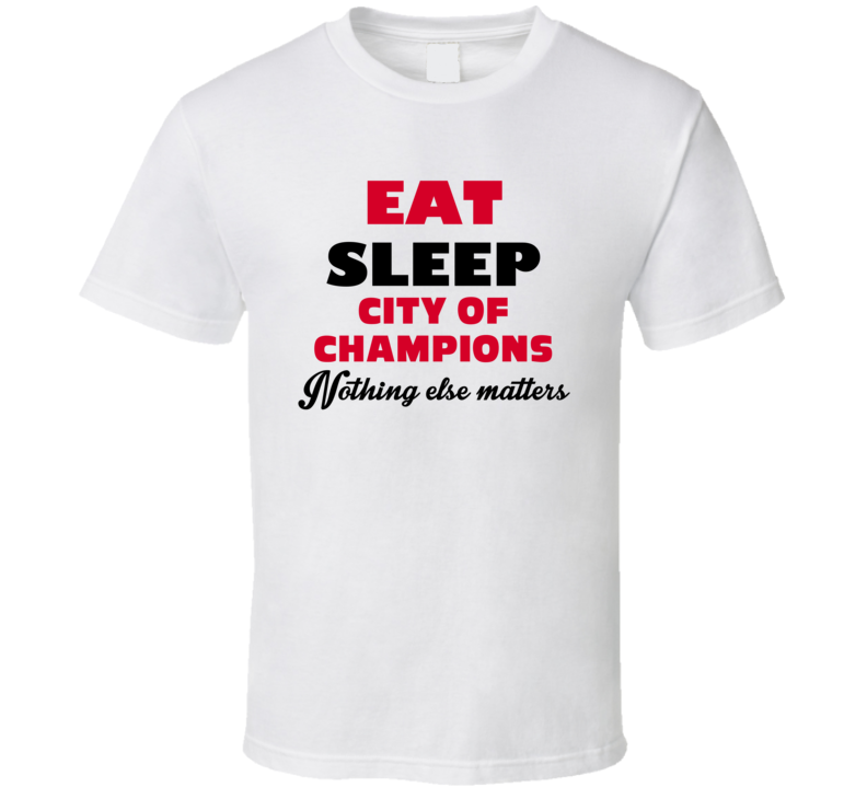 Eat Sleep City Of Champions Duncanville USA T Shirt