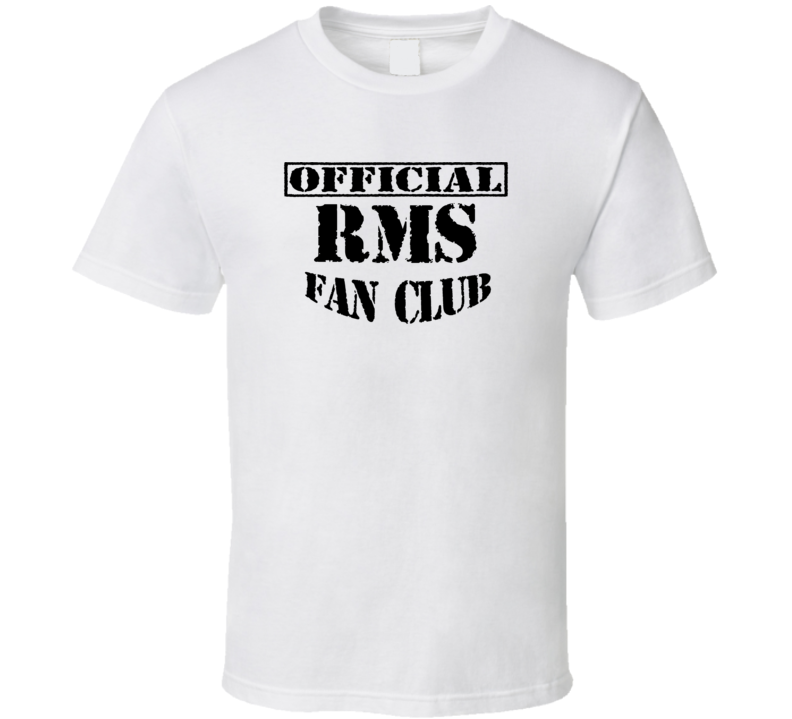 Rms USA Fan Club T Shirt