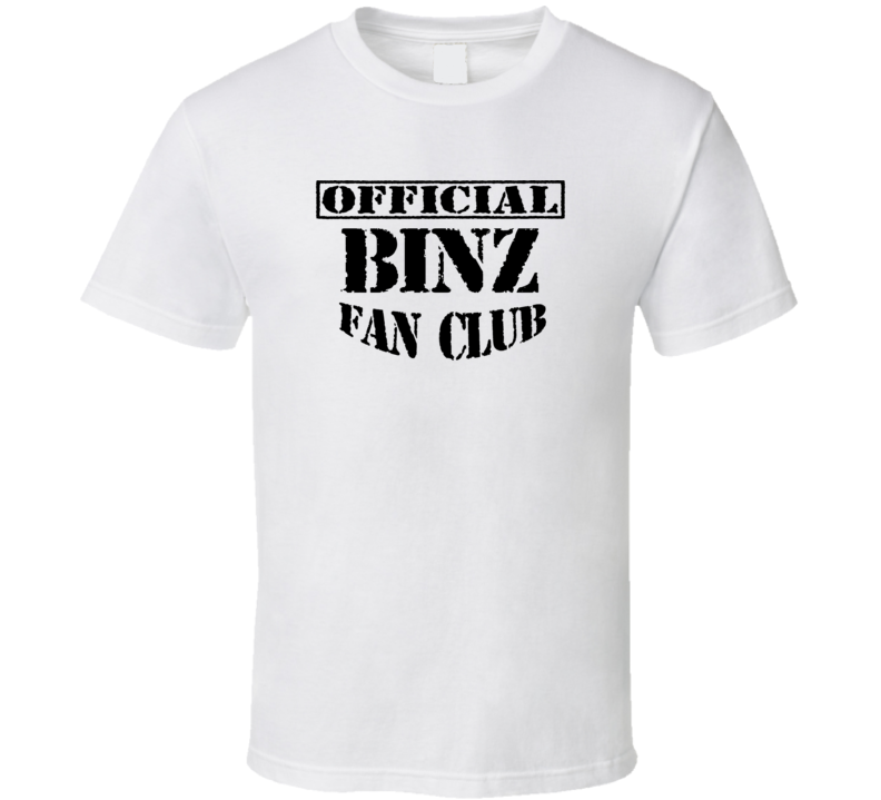 Binz USA Fan Club T Shirt