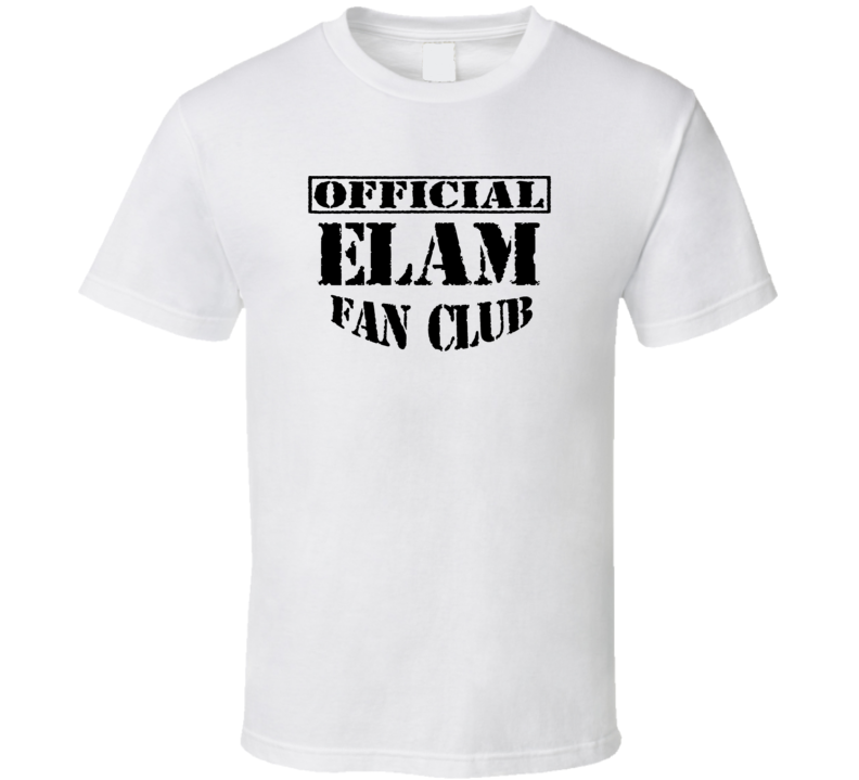 Elam USA Fan Club T Shirt Elam USA Fan Club T Shirt