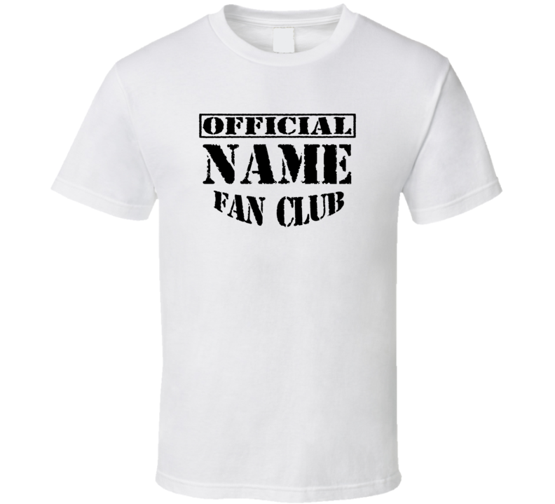 Name USA Fan Club T Shirt