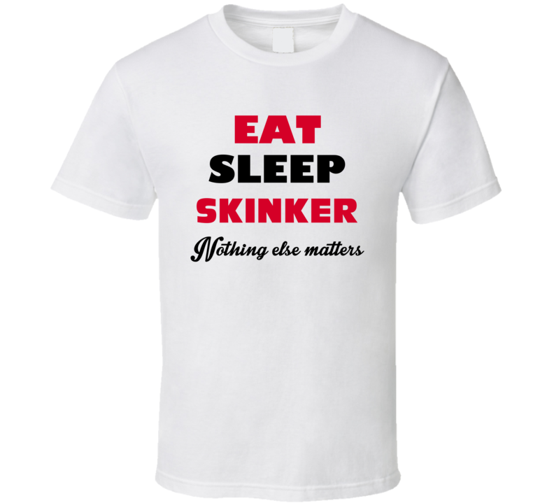 Eat Sleep Skinker USA T Shirt