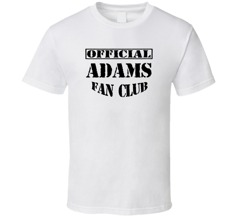 Adams USA Fan Club T Shirt Adams USA Fan Club T Shirt