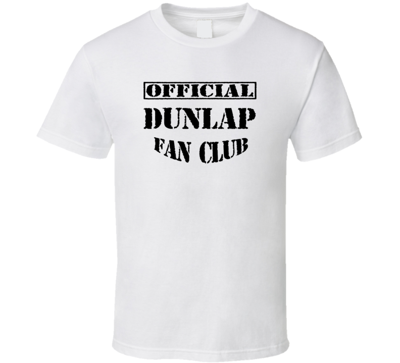 Dunlap USA Fan Club T Shirt