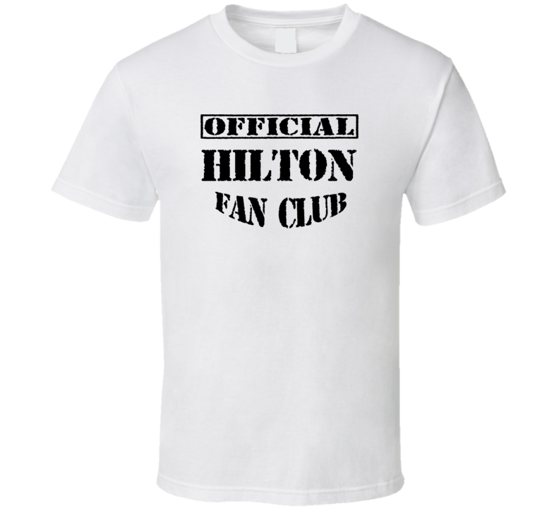 Hilton USA Fan Club T Shirt