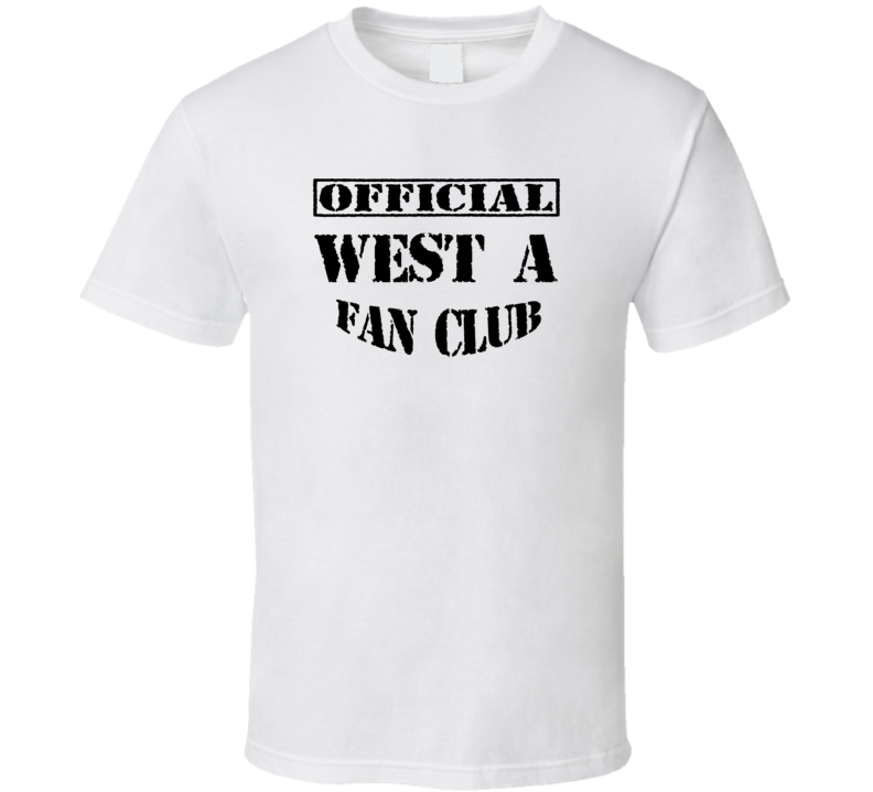 West A USA Fan Club T Shirt