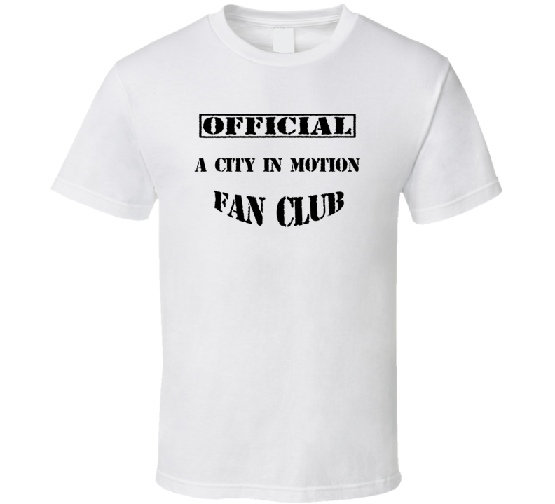 A City In Motion Hackensack USA Fan Club T Shirt