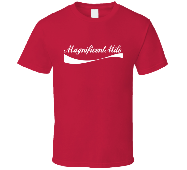 Magnificent Mile USA Cola Parody T Shirt Magnificent Mile USA Cola Parody T Shirt