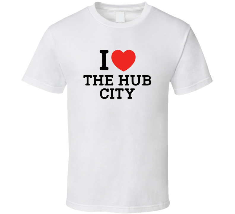 I Love The Hub City Compton USA T Shirt