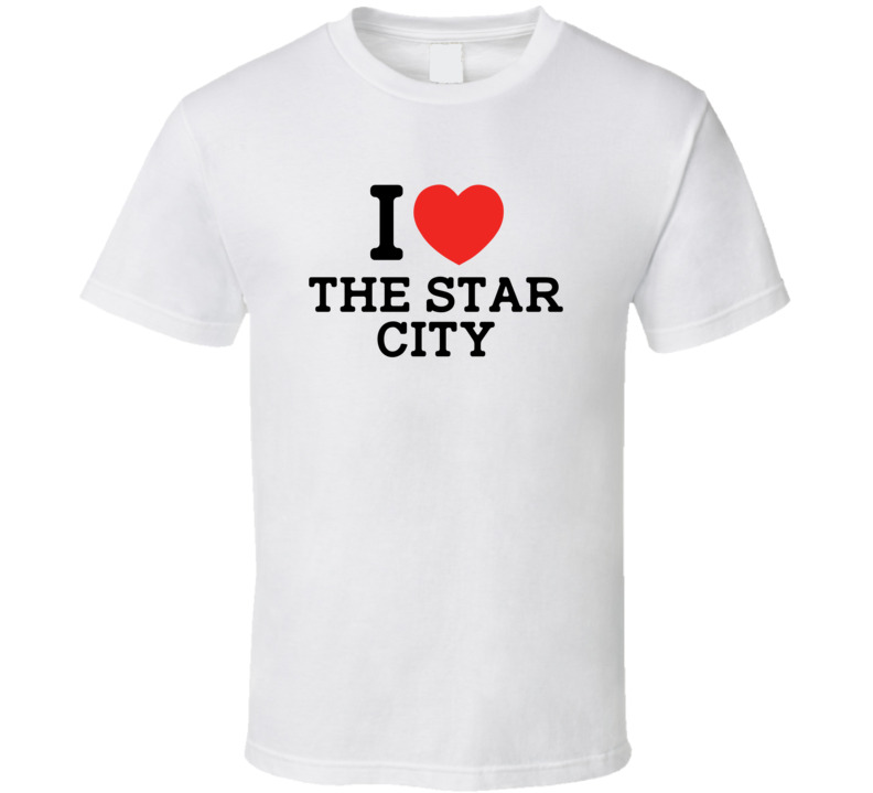 I Love The Star City Miamisburg USA T Shirt