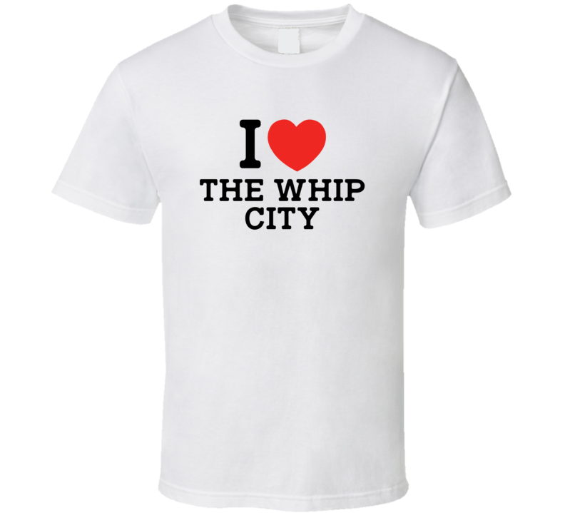 I Love The Whip City Westfield USA T Shirt