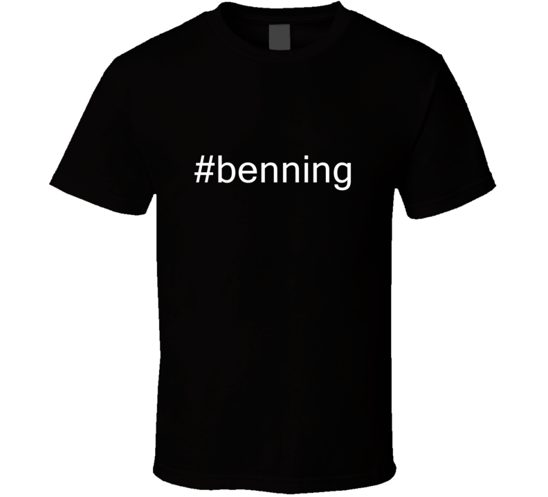 #benning USA Hashtag T Shirt