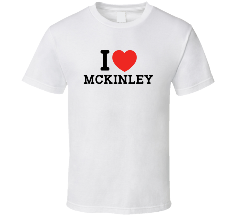 I Love Mckinley USA T Shirt