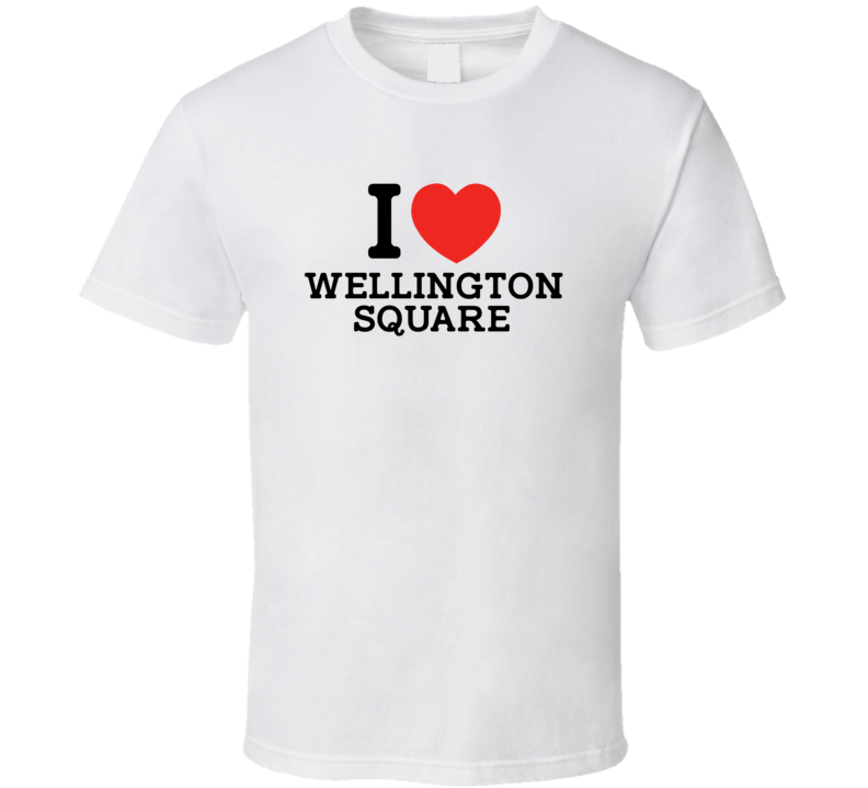 I Love Wellington Square USA T Shirt