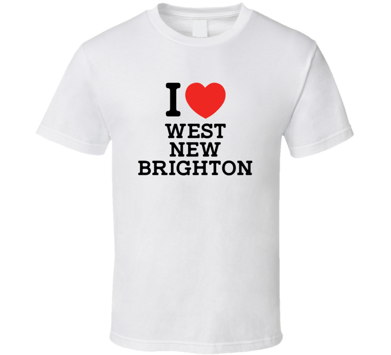 I Love West New Brighton USA T Shirt I Love West New Brighton USA T Shirt