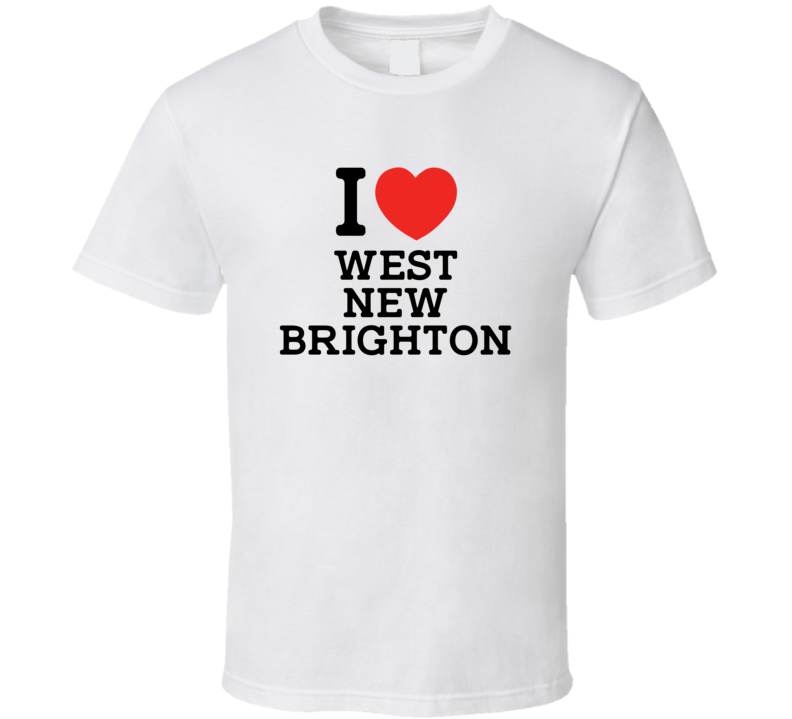 I Love West New Brighton USA T Shirt