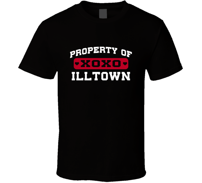 Property Of Illtown East Orange XOXO USA T Shirt