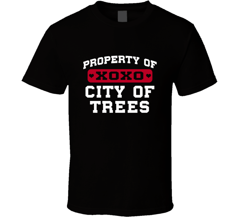 Property Of City Of Trees Boise XOXO USA T Shirt Property Of City Of Trees Boise XOXO USA T Shirt
