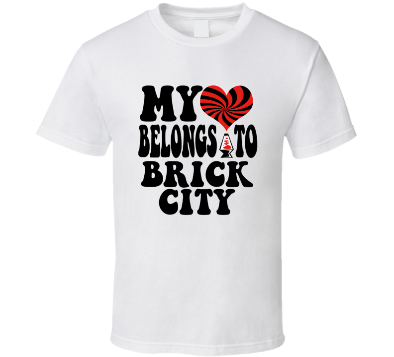 My Heart Belongs To Brick City Newark T Shirt My Heart Belongs To Brick City Newark T Shirt