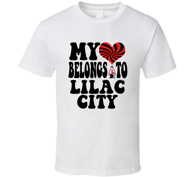 My Heart Belongs To Lilac City Rochester T Shirt