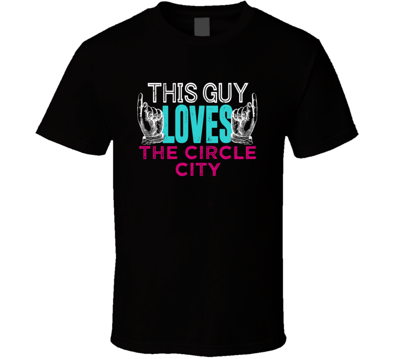 This Guy Loves The Circle City Corona USA T Shirt This Guy Loves The Circle City Corona USA T Shirt