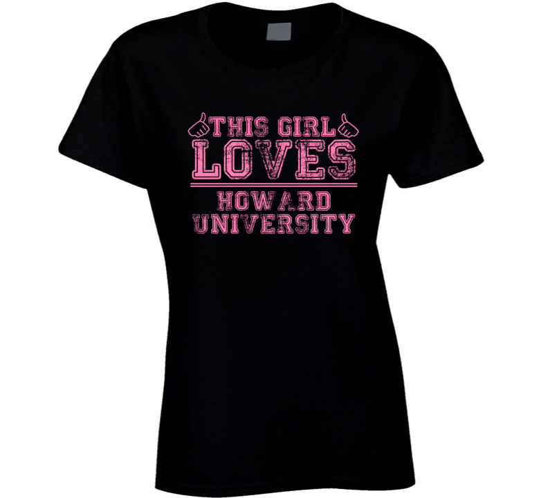 This Girl Loves Howard University USA Neighborhood T Shirt