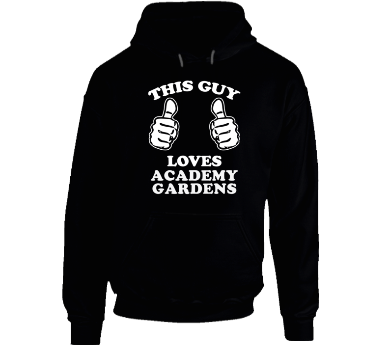 This Guy Loves Academy Gardens USA Neighborhood Hooded Pullover This Guy Loves Academy Gardens USA Neighborhood Hooded Pullover