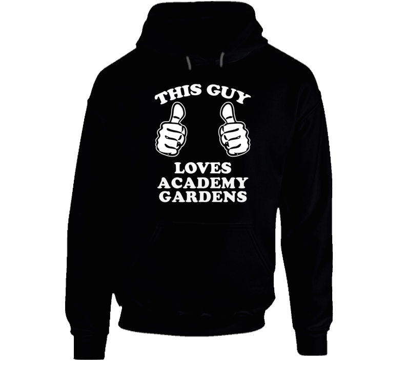 This Guy Loves Academy Gardens USA Neighborhood Hooded Pullover