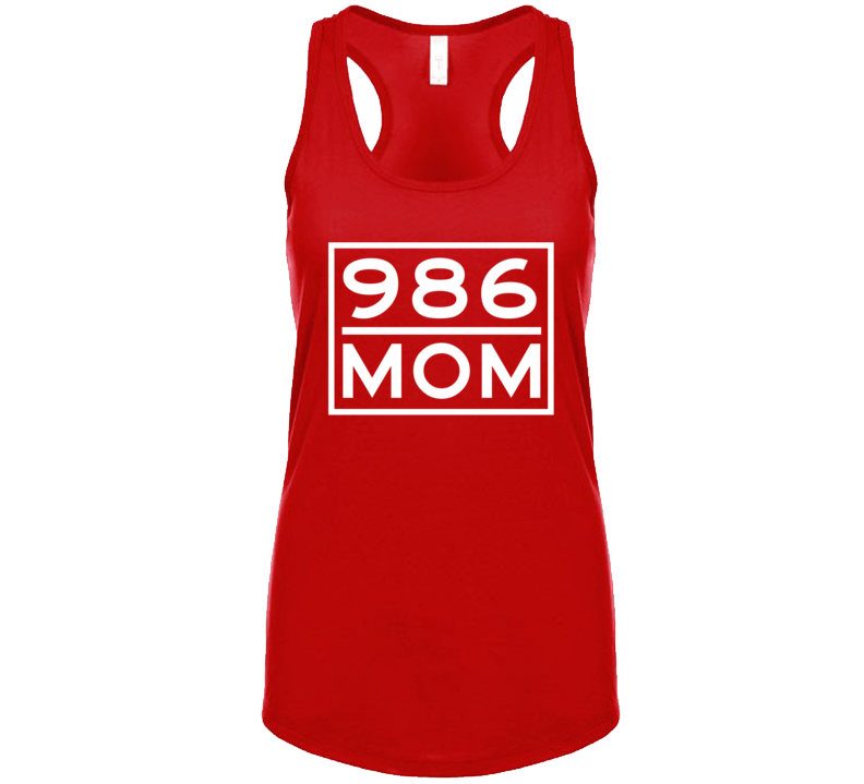986 Mom Idaho Area Code Represent Hometown Ladies Racerback Tanktop 986 Mom Idaho Area Code Represent Hometown Ladies Racerback Tanktop