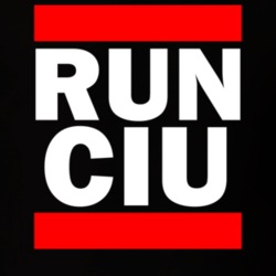 Run CIU MI USA Chippewa County Intl Funny Graphic Patriotic Parody Black T Shirt 14864587