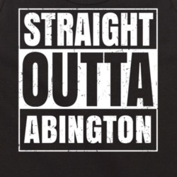 Straight Outta Abington Pennsylvania Parody Grunge City Tanktop 20837312