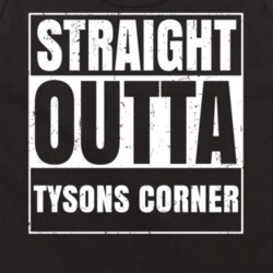 Straight Outta Tysons Corner Virginia Parody Grunge City Tanktop 20855828