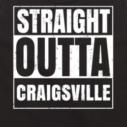 Straight Outta Craigsville West Virginia Parody Grunge City Tanktop 20859302
