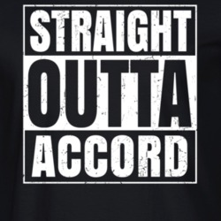 Straight Outta Accord New York Parody Grunge City Father's Day Vneck T Shirt 21637582