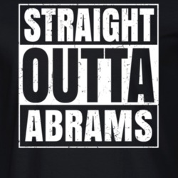 Straight Outta Abrams Wisconsin Parody Grunge City Father's Day Vneck T Shirt 21653585