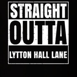 Straight Outta Lytton Hall Lane Street Name Neighbourhood Parody T Shirt 21988359