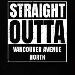 Straight Outta Vancouver Avenue North Street Name Neighbourhood Parody T Shirt 22021685