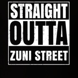 Straight Outta Zuni Street Street Name Neighbourhood Parody T Shirt 22044243