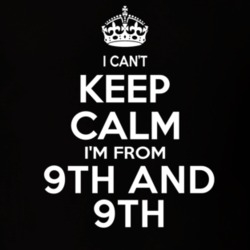 Can't Keep Calm I'm From 9Th And 9Th USA T Shirt 24214147