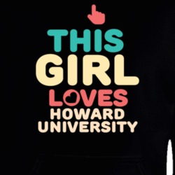 This Girl Loves Howard University US Neighborhood Hooded Pullover 27662191