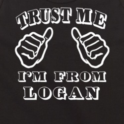 Trust Me I'm From Logan USA Tanktop 28133996