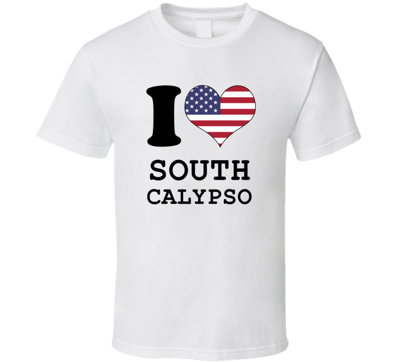 South Calypso North Carolina I Heart Love USA T Shirt
