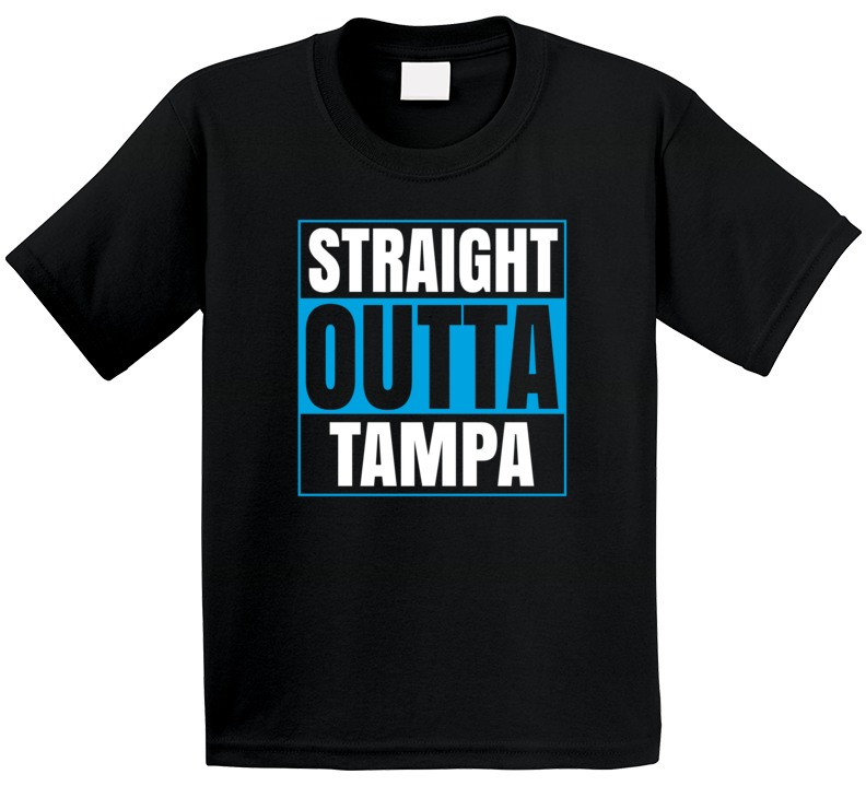 Straight Outta. Tampa. Rays Baseball World Series Baseball Sports Fan T